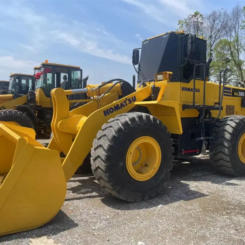 Engineering 143KW Used Komatsu Wheel Loader WA380 17 Tons