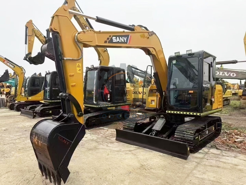 Hot Sale Used Sany SY75C 75c-9 SY75C-10 Excavator 7.5 Ton Excavator Crawler Excavator Price