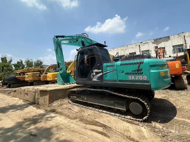 Original Midi Old Used Kobelco Excavator SK200 114KW 20Ton