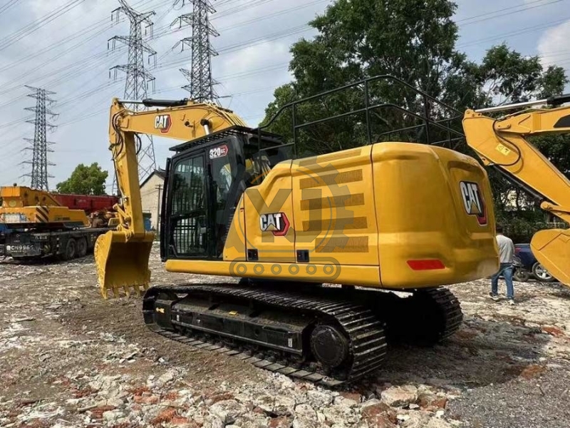 Hydraulic Caterpillar 320GC Used Large Excavators Trackhoes 110KW