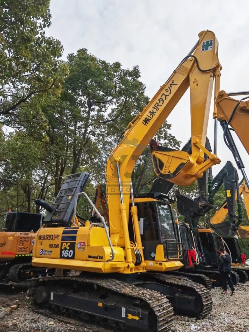 High Quality Used Komatsu PC160-8 Crawler Excavator
