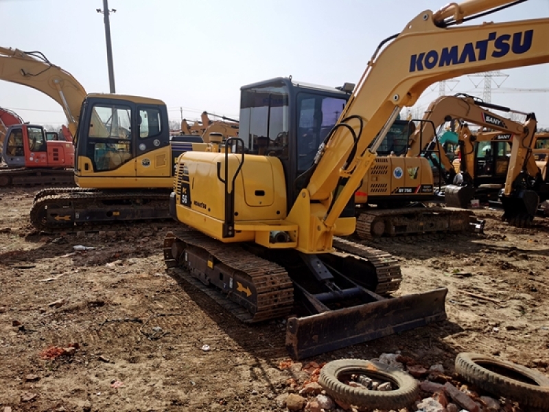 Real Price Used Mini Komatsu PC56-7 PC56-8 Crawler Excavator 5ton Komatsu Digger Low Price Saling
