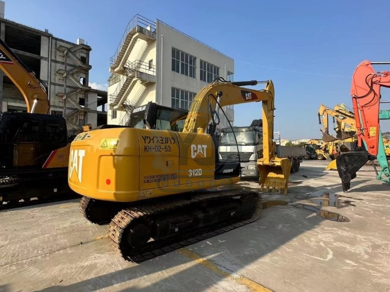 Midi 312D Used Caterpillar Excavator Machine 12 Tonne For Infrastructure Construction