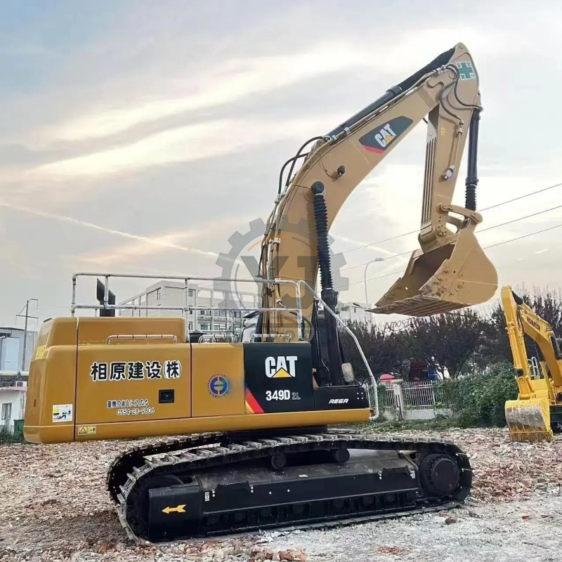 Used CAT349D2 Excavator CAT Dig Machine 349 349D 349E 349EL Caterpillar Mining Machinery Heavy Duty Equipment