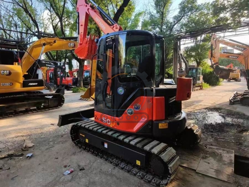 5 ton Used Hitachi Excavator ZX50U Old Mini Hydraulic Crawler Yanmar 4TNV88 Engine