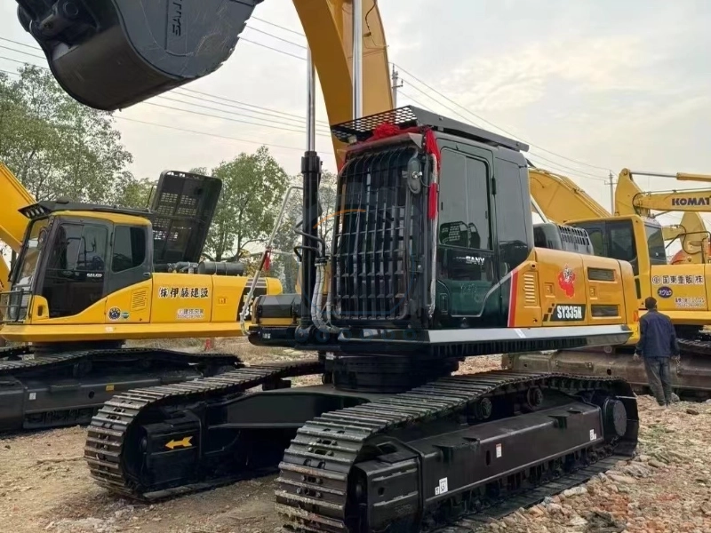 Sany Second Hand Excavator 335-9 35Ton Used Wheel Excavator Digger For Sale