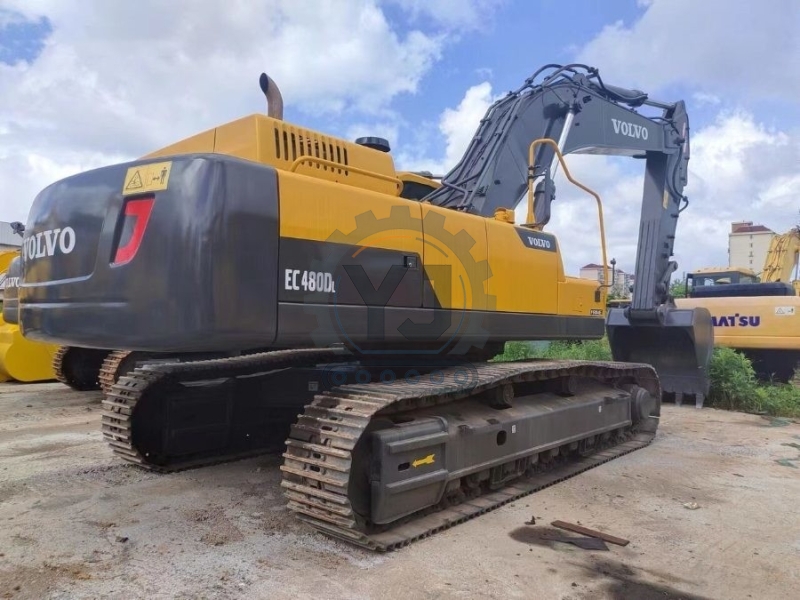 Large Used Volvo EC480DL Excavator 48 Tons Hydraulic Crawler Diggers