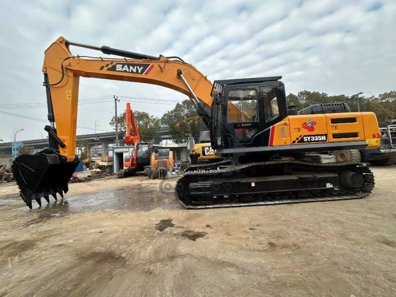 Repossessed SY335H Used Sany Excavator Crawler Digger For Construction