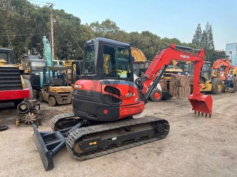 Mini Used Kubota Excavator U55-4 Automatic 2nd Hand Diggers