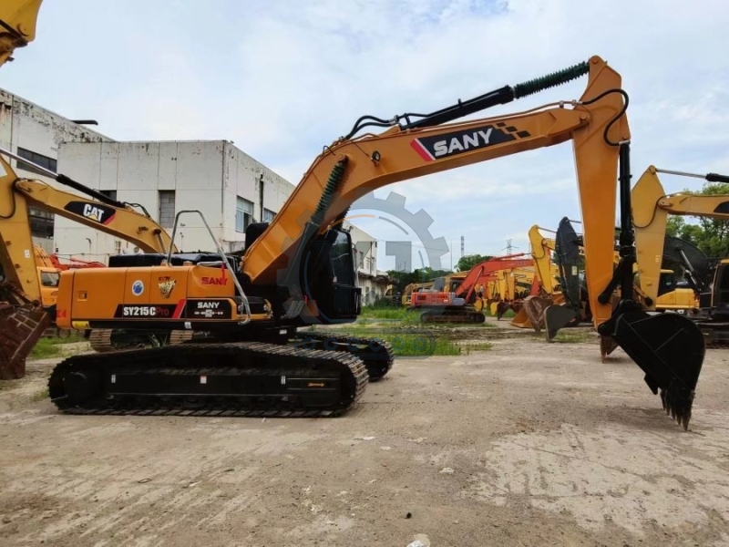 Hydraulic Used Sany Excavator SY215C 118KW 21900KG for sale