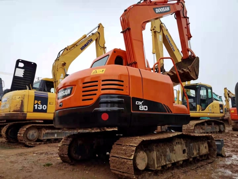 2021 Year DX80GOLD Used Doosan Excavator 8 Ton Capacity