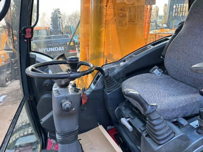R210w-9 Wheel Used Hyundai Excavator 21950KW 21 Ton For Construction