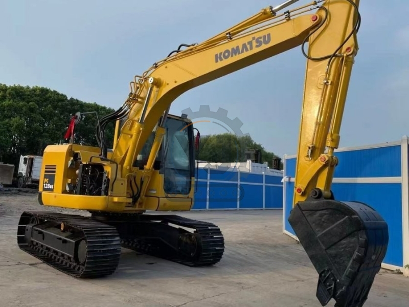 Komatsu PC128US Repossessed Earthmoving Equipment Industrial Digging Machines Used Excavators