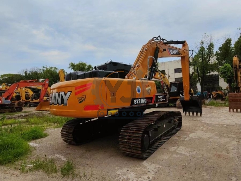 Hydraulic Used Sany Excavator SY215C 118KW 21900KG for sale