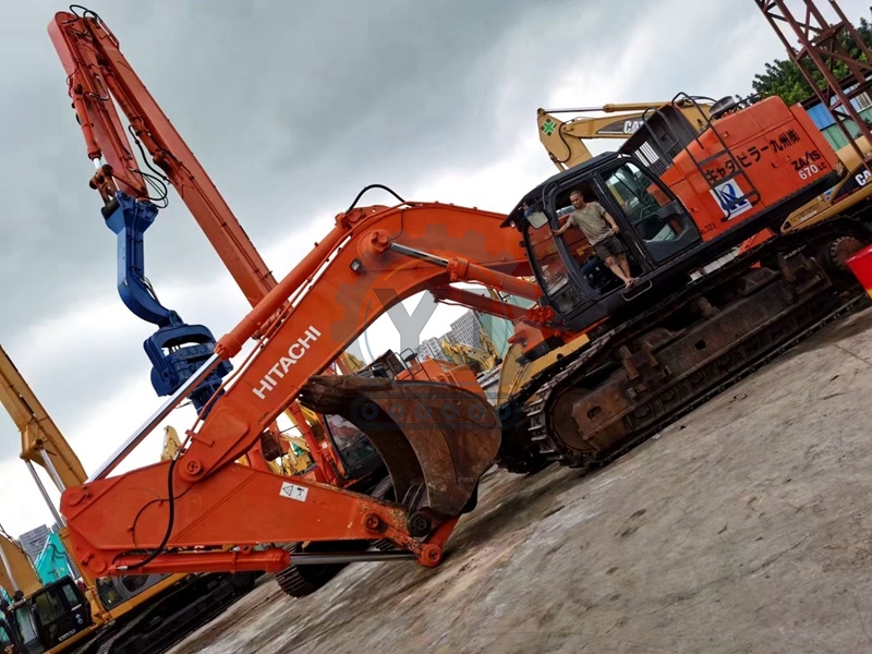 Construction Machinery Mining Mining Using a Second-hand Large Excavator Hitachi ZX670 Hitachi Excavator for Sale