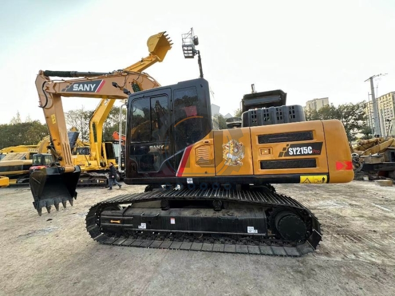 Used Sany SY215C Excavator Machine 21.5 Tons Crawler Digger SY215CPro