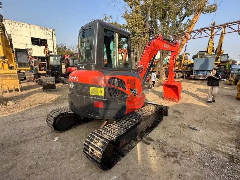 48HP Used Old Kubota Excavator U55-4 Second Hand Diggers Original Japan