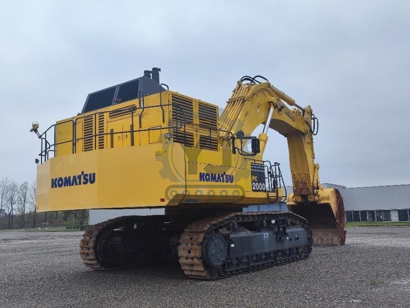 Original Second Hand Komatsu Excavator PC2000-8 Large Earth Moving Machinery