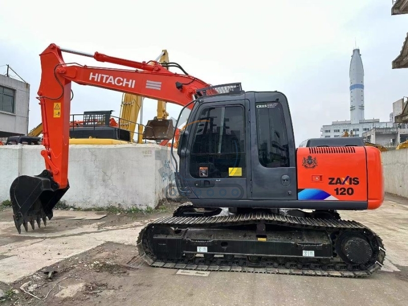 12200KG Hydraulic Second Hand ZX120 Hitachi Excavator Crawler Diggers 120