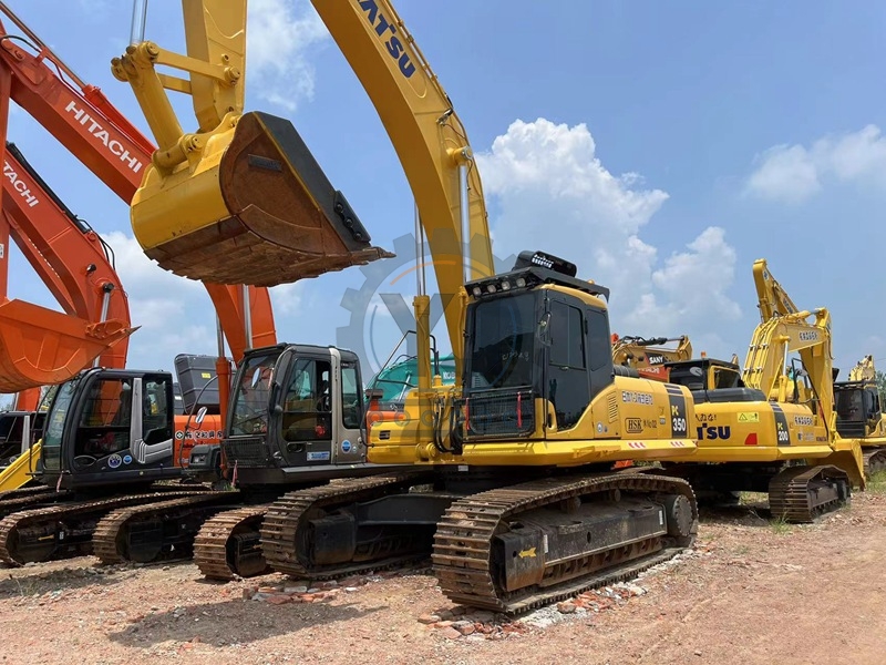 Used Japan Second Hand Komatsu PC350-7 Digger 35 Ton Excavator Machine
