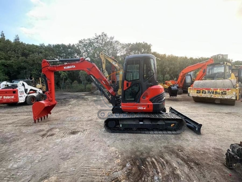 Mini Used Kubota Excavator U55-4 Automatic 2nd Hand Diggers