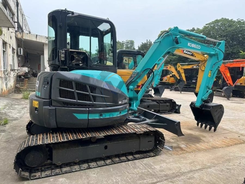 SK55SR Used Kobelco Excavator Crawler Second Hand Micro Digger