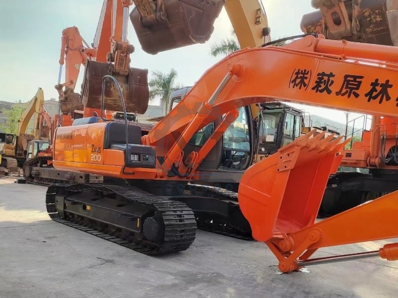 Hitachi Zx200 2nd Hand Excavator 20 Ton Repossessed Construction Digger Machine