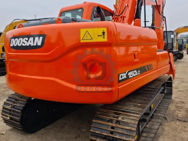 Doosan 15ton DX150 Almost New large crawler excavator made in Korea for sale with fair price