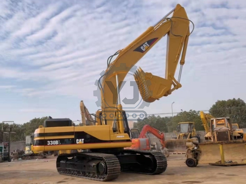 Large Used CAT Excavator 330BL Digger For Road Construction