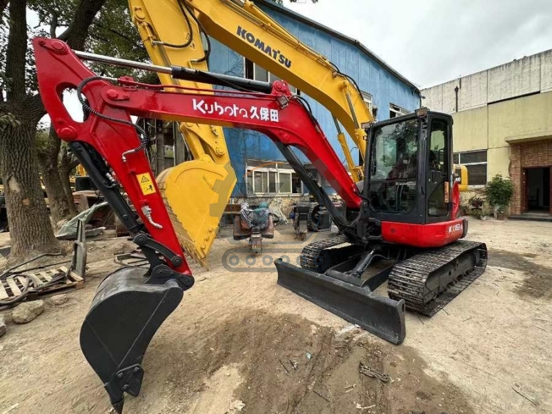 35.5KW Old Used Crawler Excavator Mini Kubota Kx163 6 Ton Digger