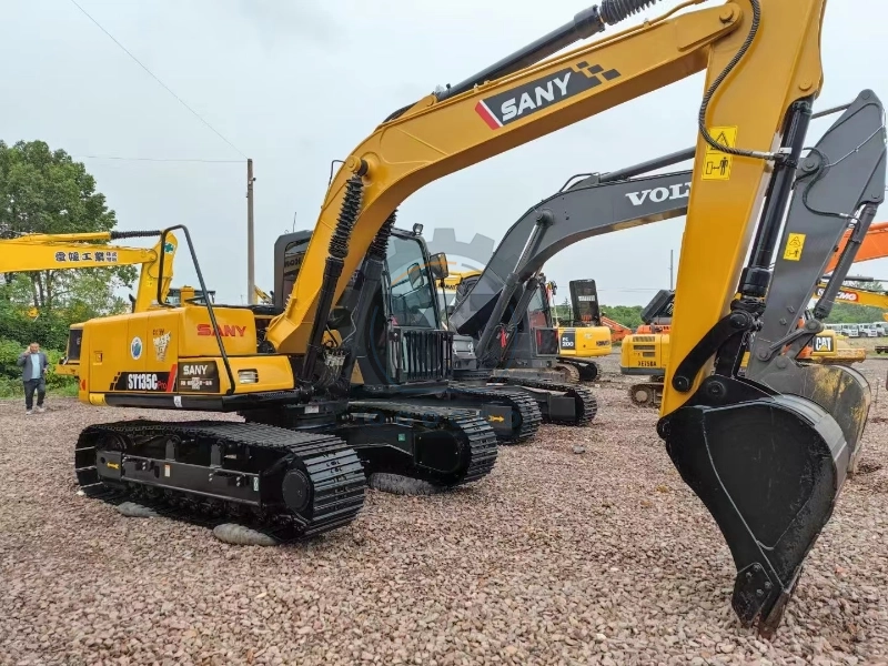 Used Excavator China Sany SY135C Crawler Excavator in Good Condition Sy135 Excavator Digger 13ton Sy135c-9 Global Sales