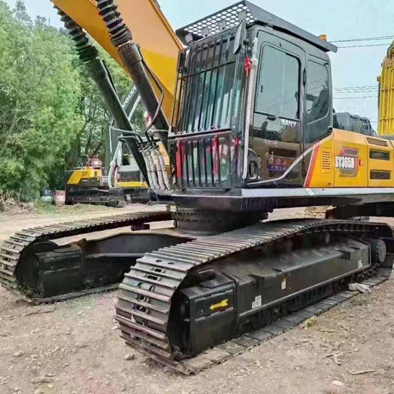 Bucket Rod Digging Force 180kN SANY 365H Used Crawler Excavator Engine Cooled to 50℃ in Desert Test