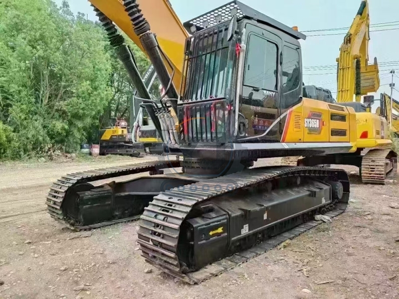 Bucket Rod Digging Force 180kN SANY 365H Used Crawler Excavator Engine Cooled to 50℃ in Desert Test