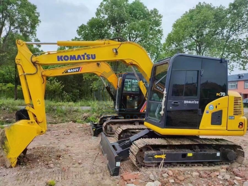 6T Used Small Excavator Komatsu PC70 Second Hand Micro Digger
