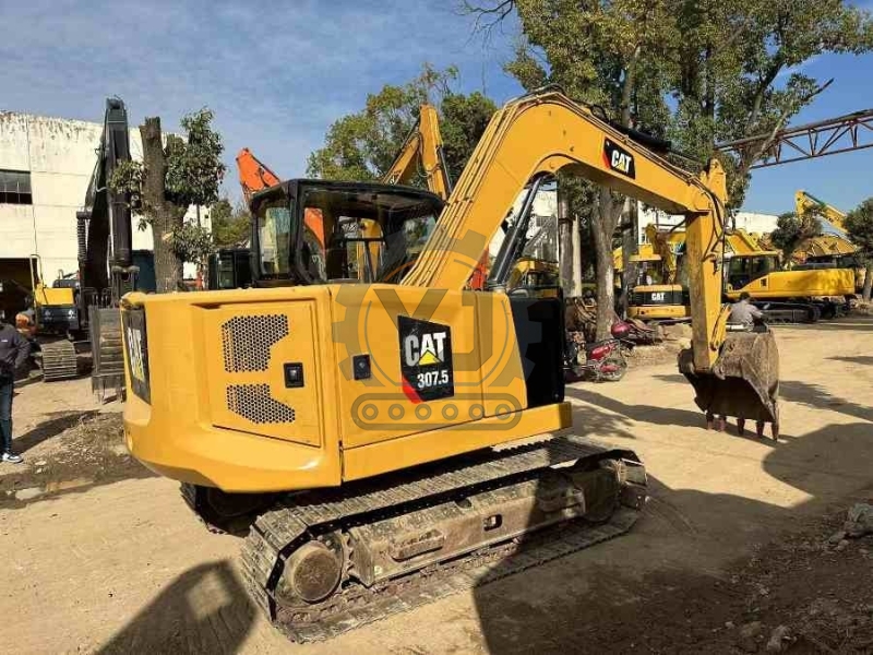 High Performance Caterpillar 307.5 Pre Owned Mini Excavator Used Micro Excavator