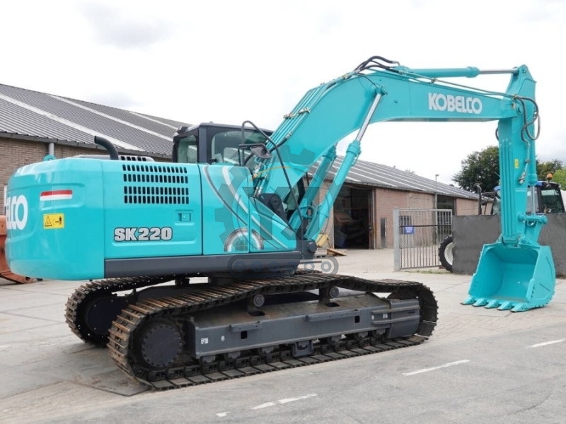 Turbocharged Hydraulic Second hand Kobelco SK220 Excavator Digger 22900KG