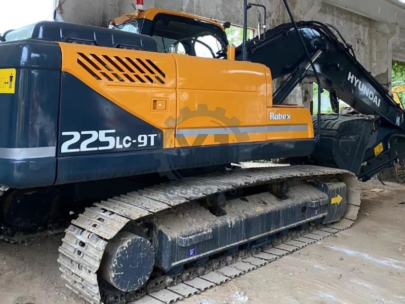 High Performance R225-9T Used Hyundai Excavator Machine Original Korea