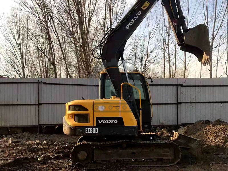 Volvo crawler EC80D used excavator for sale in China