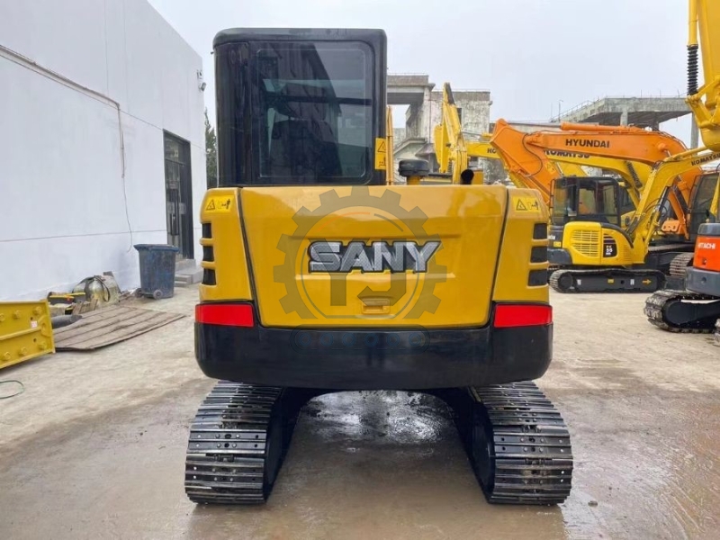Sany SY60C Second Hand Diggers Mini Excavator For Earth Removal