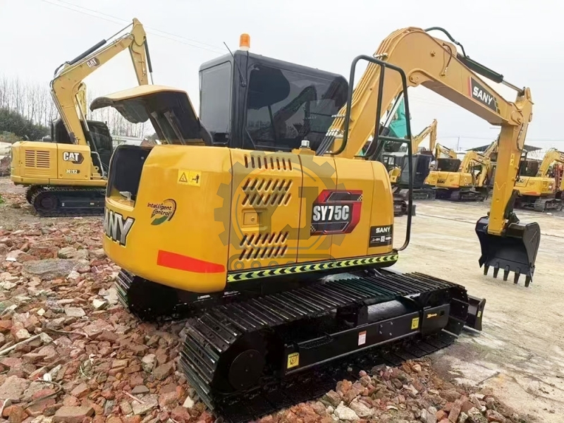 Hot Sale Used Sany SY75C 75c-9 SY75C-10 Excavator 7.5 Ton Excavator Crawler Excavator Price