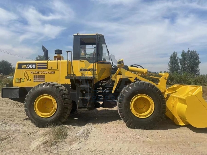 Engineering Used Komatsu Wheel Loader WA380-3 High Power 16360KG