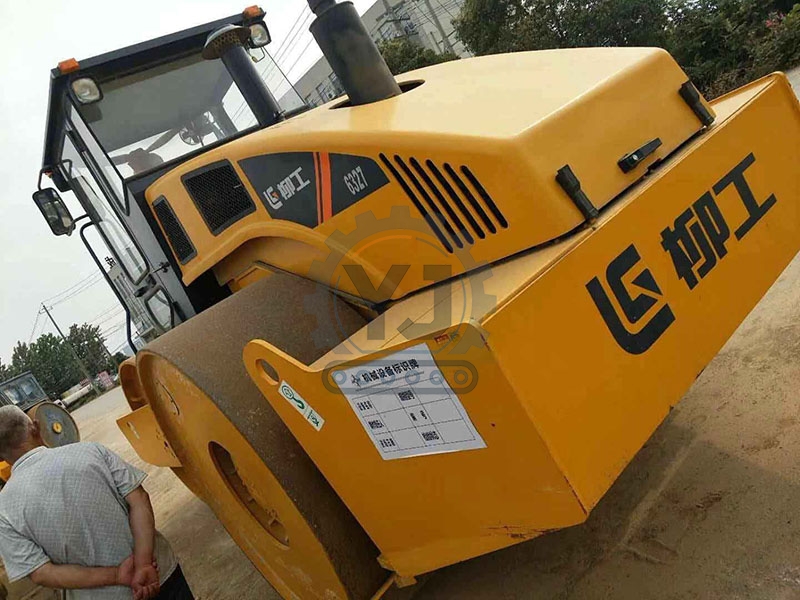 Chinese Brand Liugong CLG6327 27T Vibration Roller Used Condition Liugong 6327 Road Roller