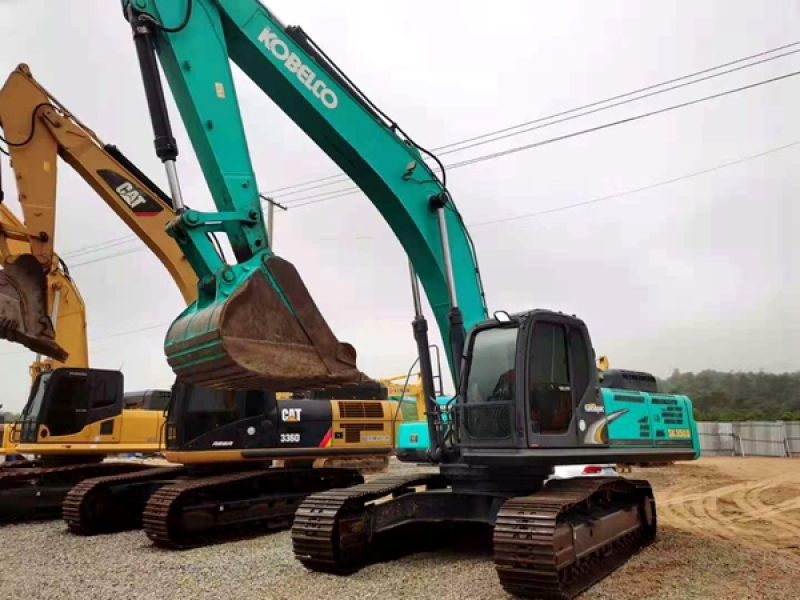 Japan Original Second Hand Kobelco Excavators Machine SK350LC 34T