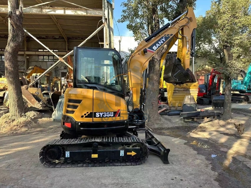 Sany SY35U Equipment Trader Mini Excavator Second Hand Construction Machinery