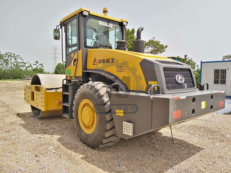SDLG RS8220 road construction equipment used 22 ton single drum roller for sale