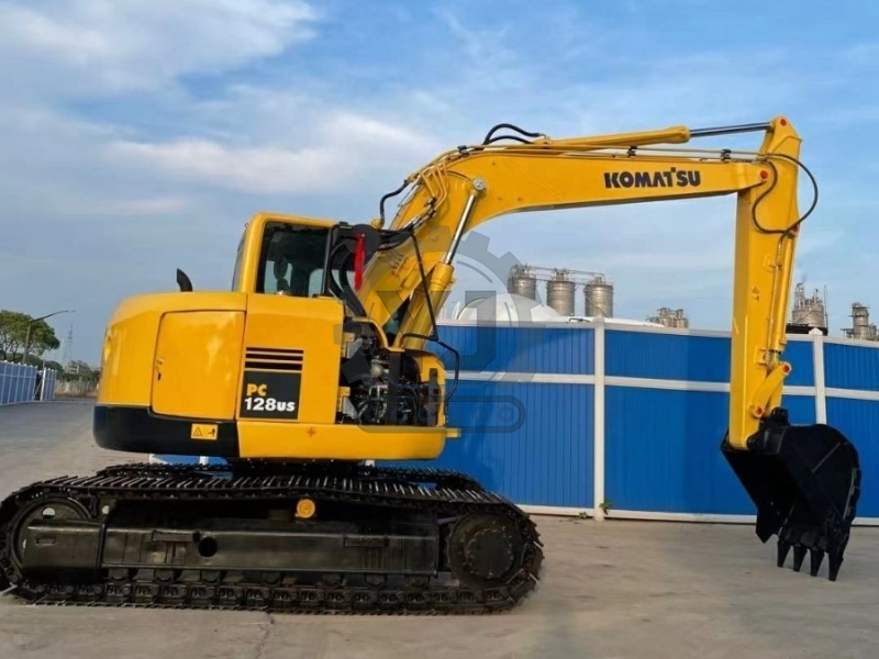 Komatsu PC128US Repossessed Earthmoving Equipment Industrial Digging Machines Used Excavators