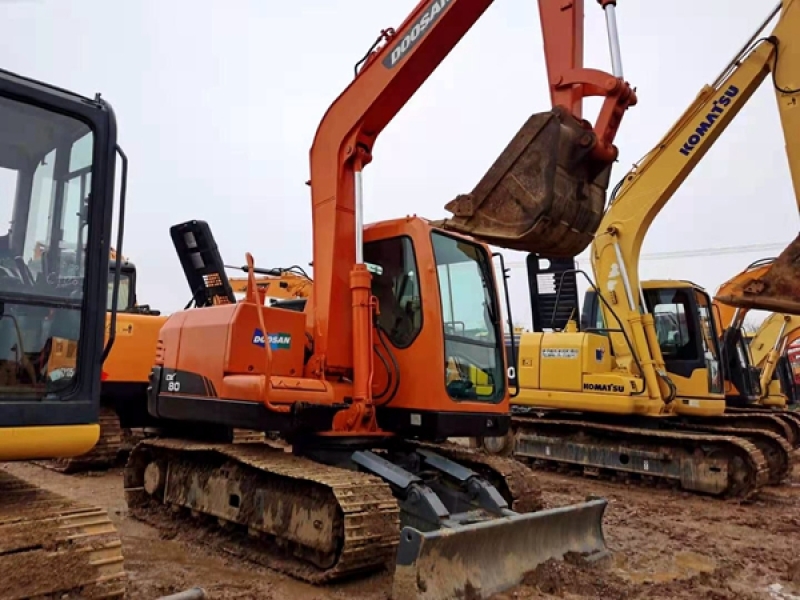 2021 Year DX80GOLD Used Doosan Excavator 8 Ton Capacity