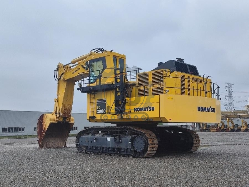 Original Second Hand Komatsu Excavator PC2000-8 Large Earth Moving Machinery