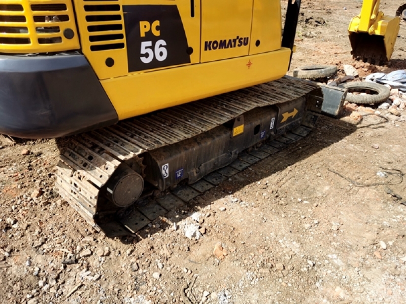 Real Price Used Mini Komatsu PC56-7 PC56-8 Crawler Excavator 5ton Komatsu Digger Low Price Saling