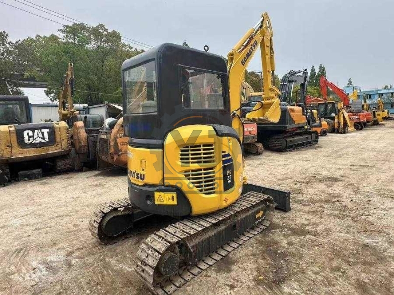 Japan Original PC35 Komatsu Used Equipment Secondhand Mini Excavator Crawler